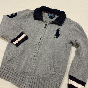 Vintage Polo by Ralph Lauren Gray Kids knit Jacket